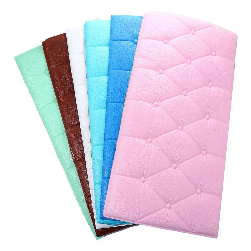 Soft Cushion Bathroom Home Decor Background Bedroom Decoration Foam Wall Sticker Wall Panels Wall Decoration Peel and Stick