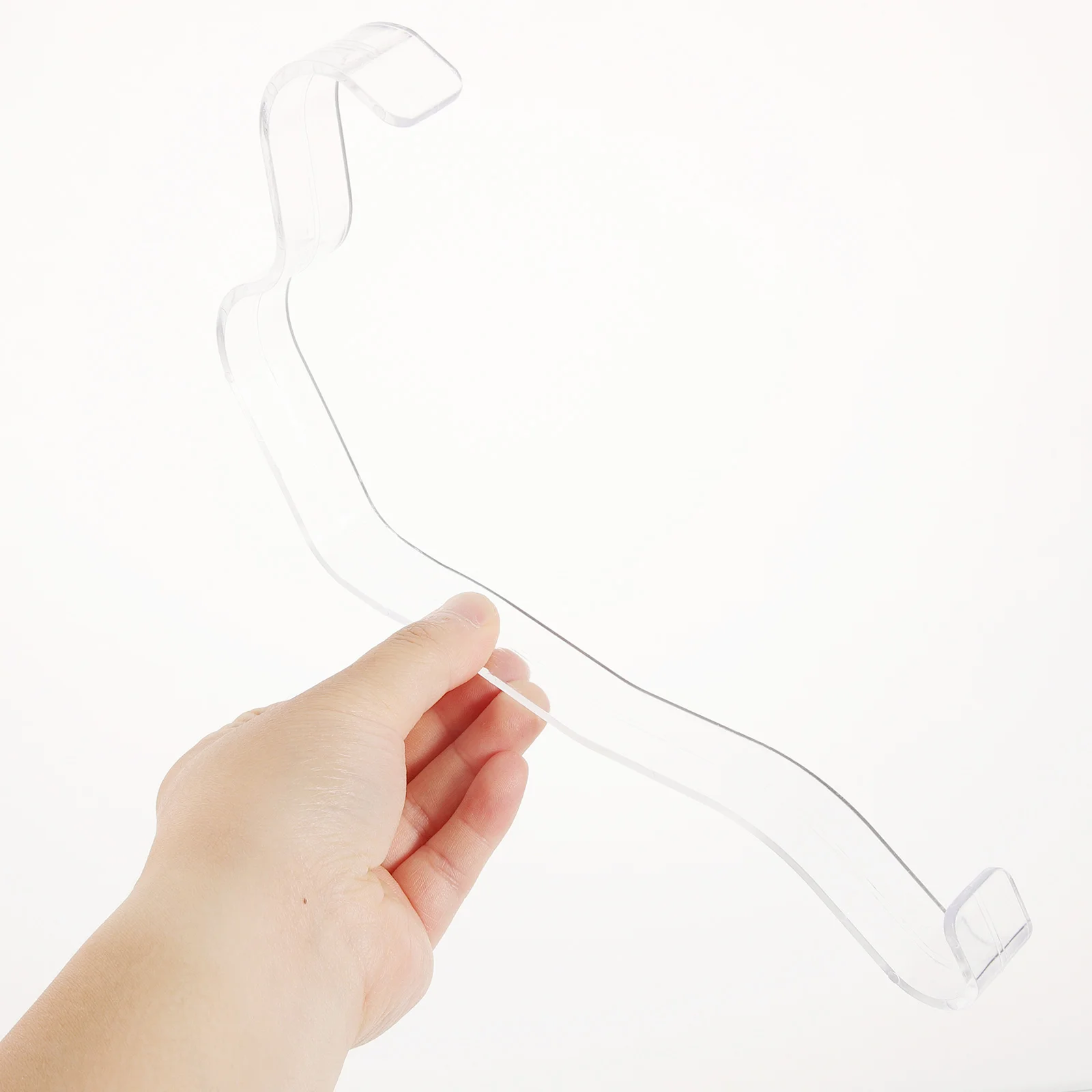 

5pcs Transparent Sandal Shoe Rack Support Stand Display Inserts Tall Boot Inserts Shape Holders Store Showcase Cooling Aid