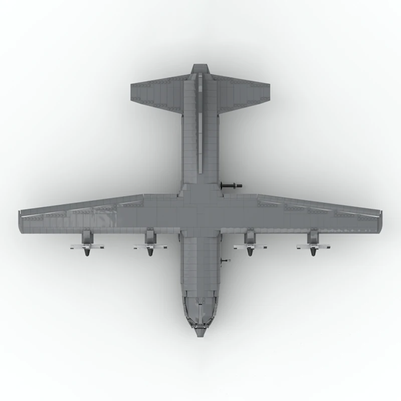 منتج جديد رائع MOC اللبنات العسكرية نموذج AC-130 شبح المسلحة هليكوبتر التكنولوجيا وحدات لعبة أطفال DIYSet #3