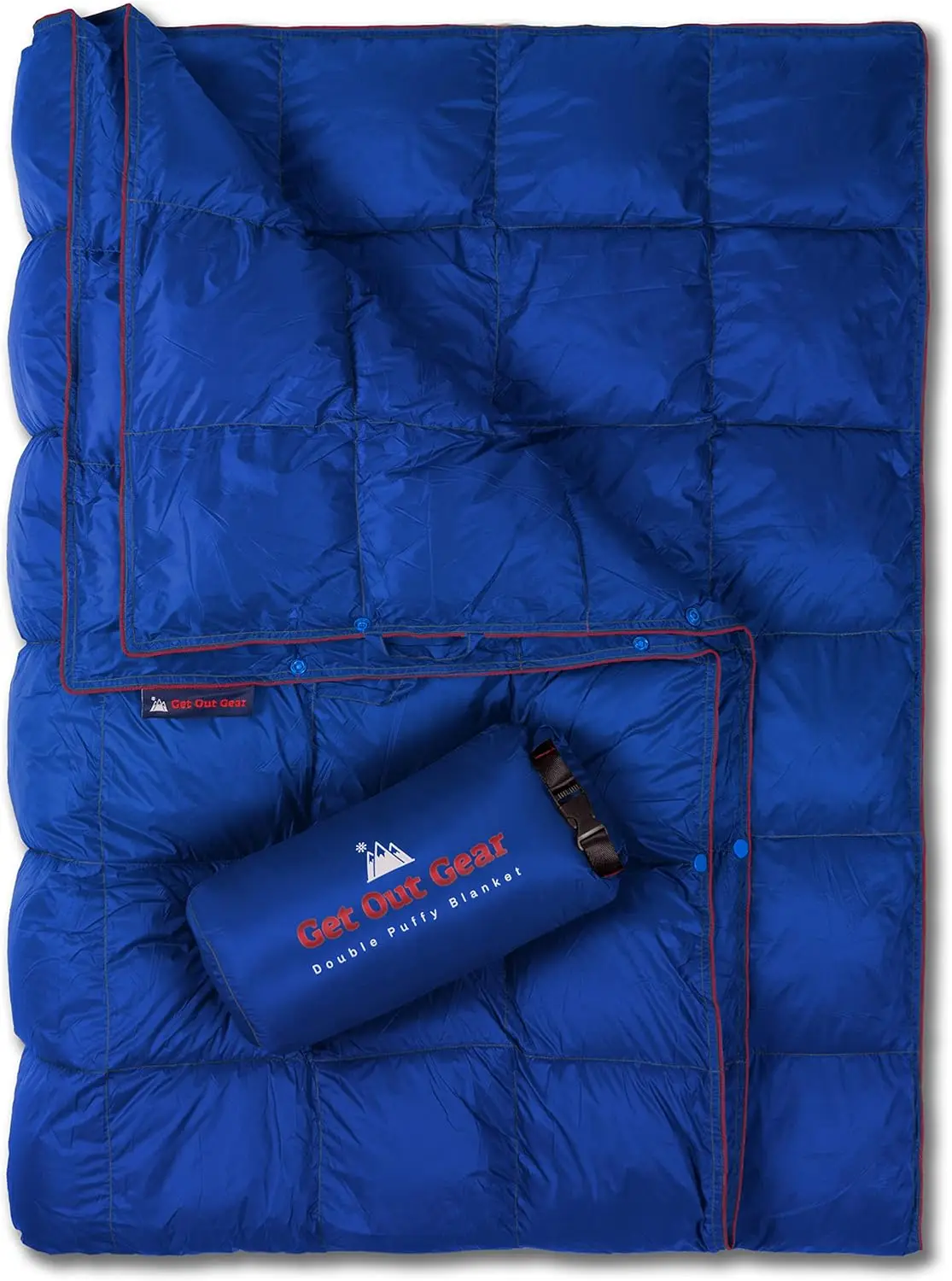 

Двухслойное утепленное походное одеяло - очень теплое, легкое и компактное для активного отдыха, путешествий, пляжа