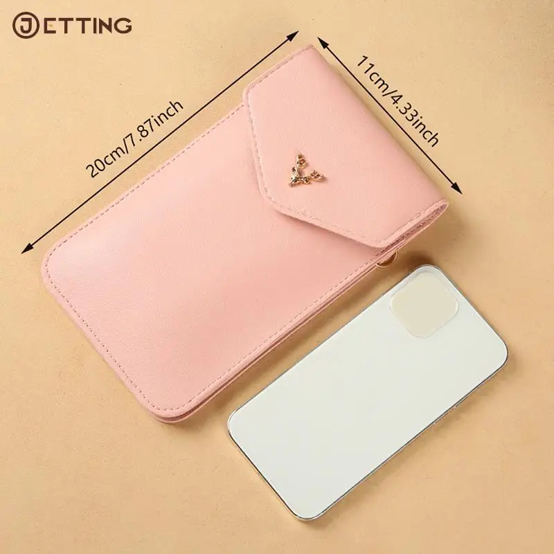 New Mini Touch Screen Phone Bag Crossbody Bags Women Shoulder Wallet Women\'s Bag Mobile Wallet Card Holder 8 color Messenger Bag