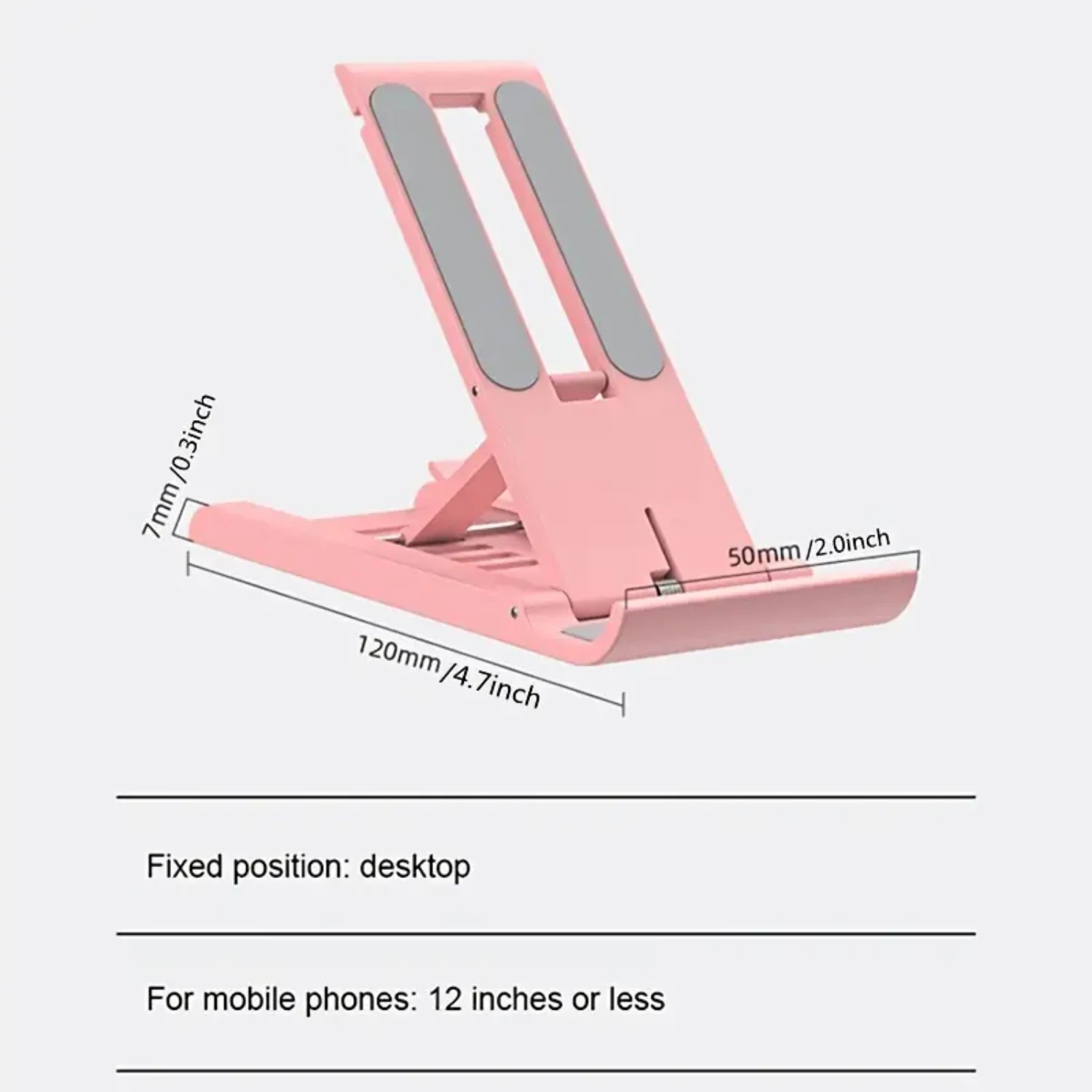 휴대용 데스크탑 스탠드 접이식 미니 Moblie 전화 스탠드, iPhone 14 13 Pro Max IPad Xiaomi 데스크탑 스탠드 휴대용 스탠드