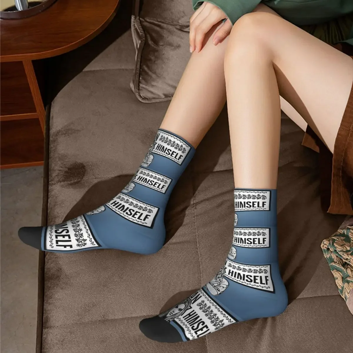جوارب Kevin Can Socks Harajuku الممتصة للعرق، جوارب طويلة لجميع المواسم، هدية عيد ميلاد للجنسين