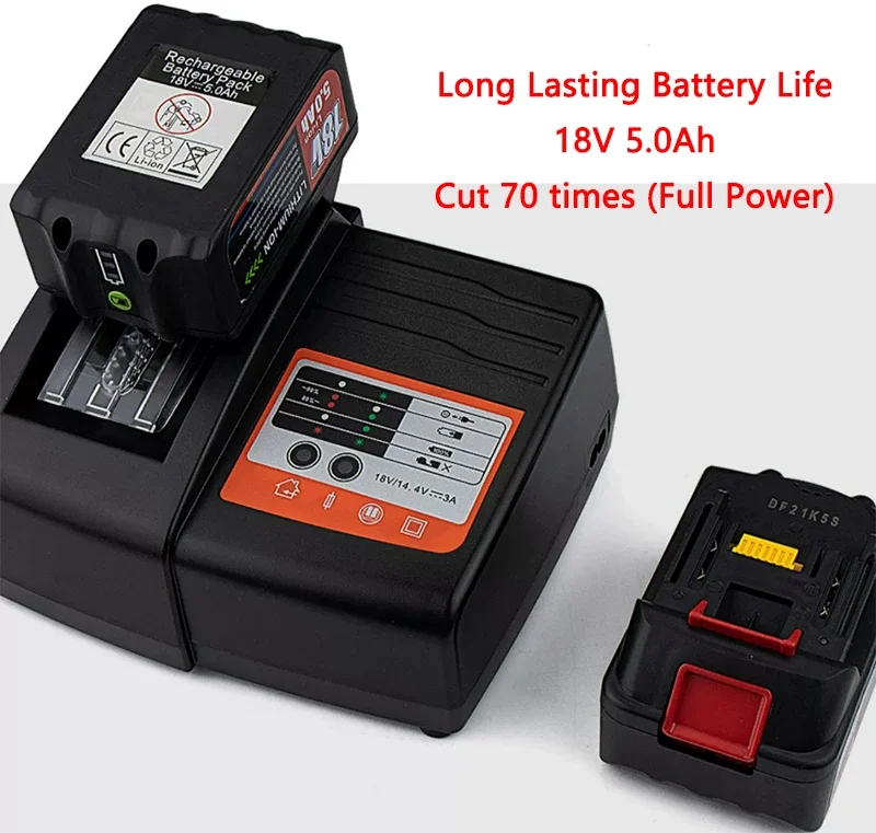 EZ-400/55 Two-in-One Electric Hydraulic Crimping Shearing Tool With Li-ion Battery Charging, Portable, Dual-Purpose 85/105C