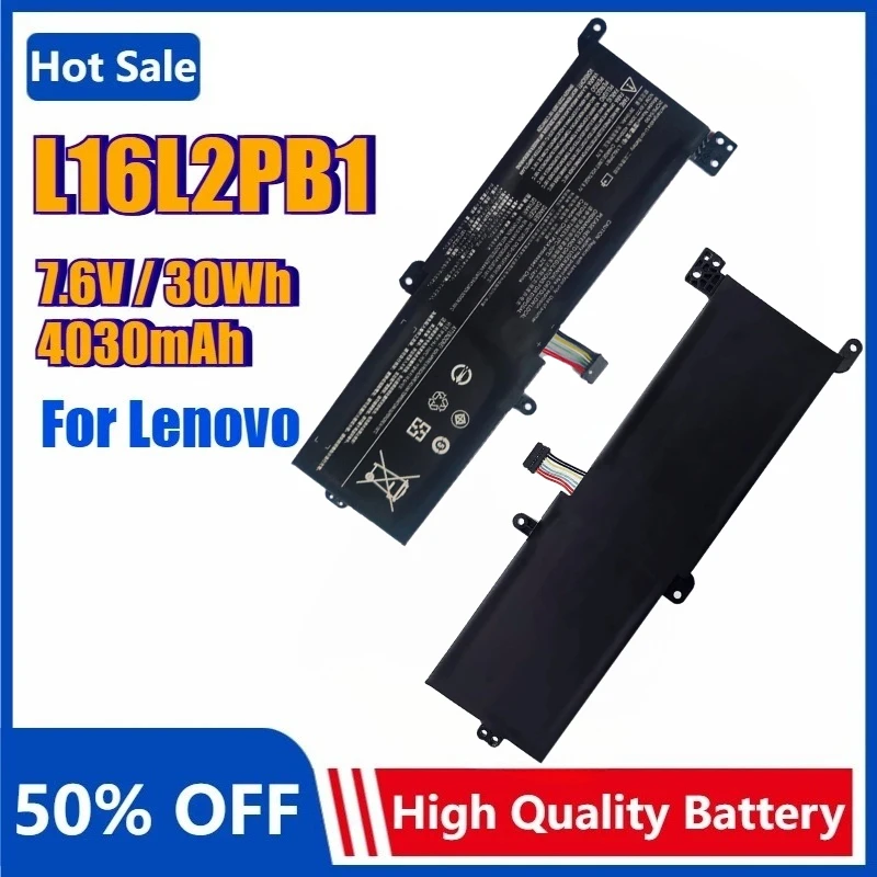 

L16L2PB1 Laptop Battery for Lenovo IdeaPad 320-14ABR 17IKB 17ISK 15IGM 520-15IKB V145-15AST V14-ADA V15IIL IWL L16L2PB2 L16C2PB2