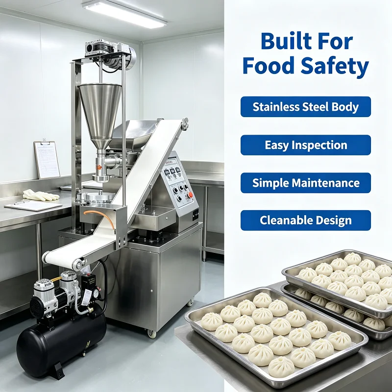 Steamed Bun Forming Machine Industrial High Capacity Dough Divider Rounder Molder Production Line for Bakery Factory Workshop