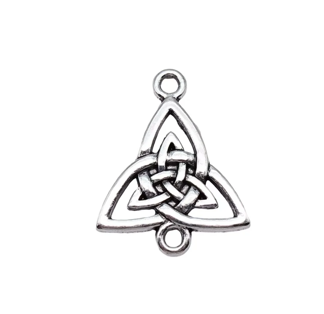 

20pcs 24x20mm Zinc alloy metal tibetan silver plated connector T0804 for jewelry making