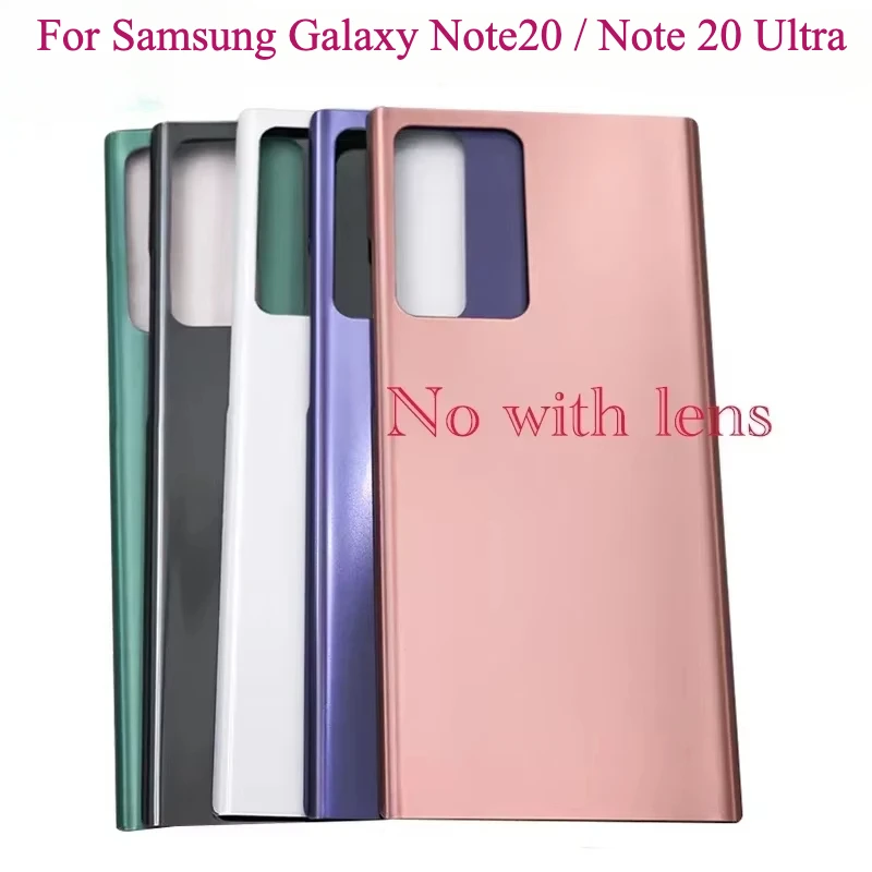 New For Samsung Galaxy Note20 / Note 20 Ultra N980 Battery Back Cover Glass Panel Rear Door Glass Housing Case Adhesive Replace image 3