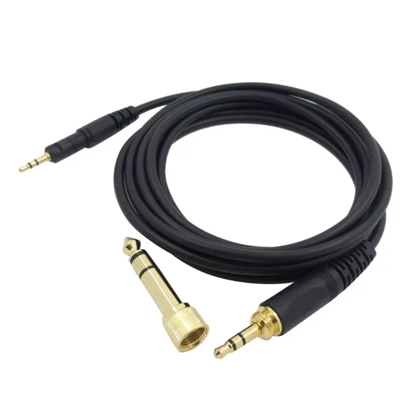 2m Connection Cables Input Audio Equipment for Audio-Technica ATH-M50X M40X M60X M70X Headphone Cable 896C