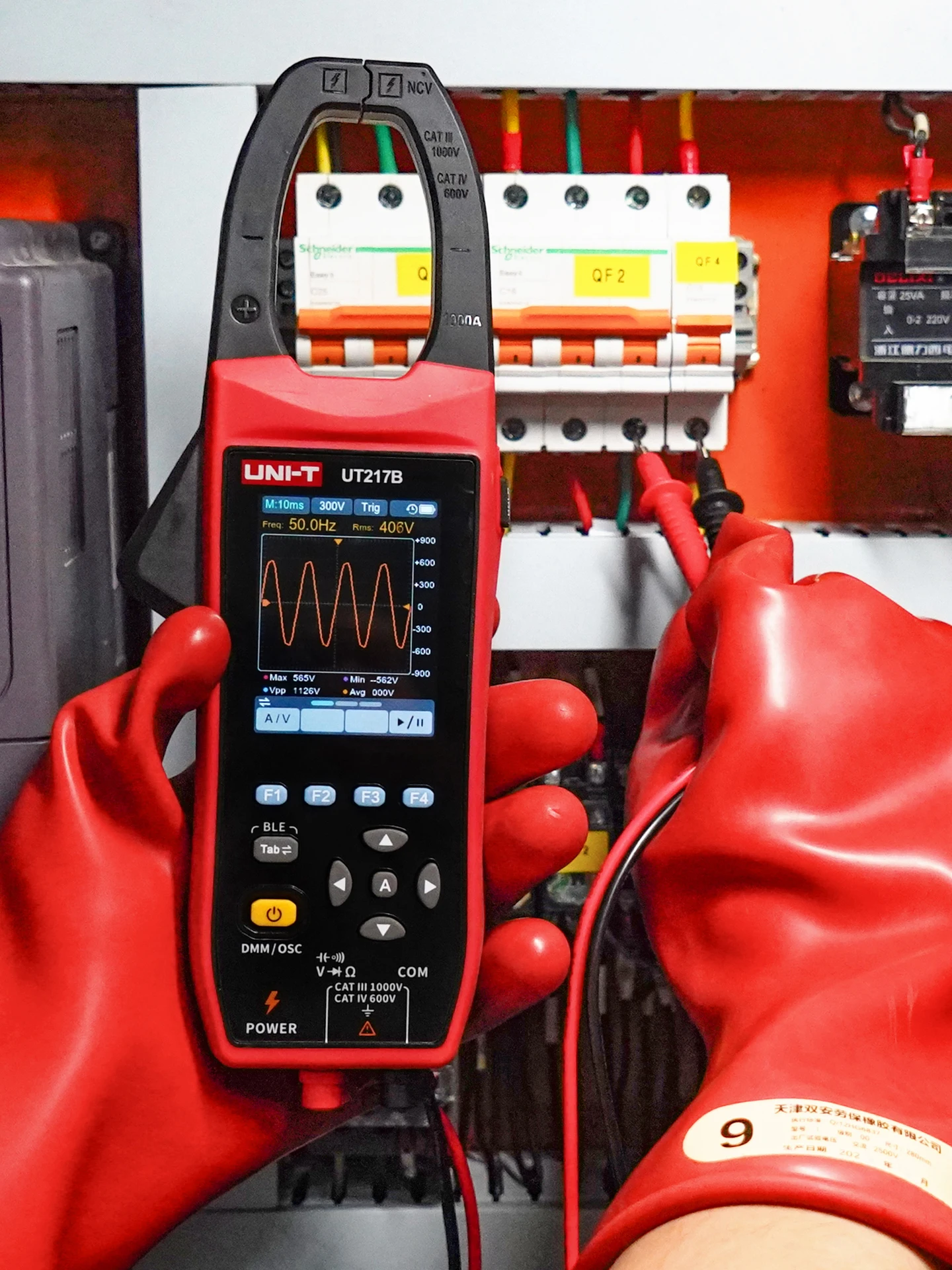 UNI-T UT217A UT217B True RMS Smart Oscilloscope Clamp Meter 600A/1000A; 2.8-inch Display/Bluetooth App/Inrush Current