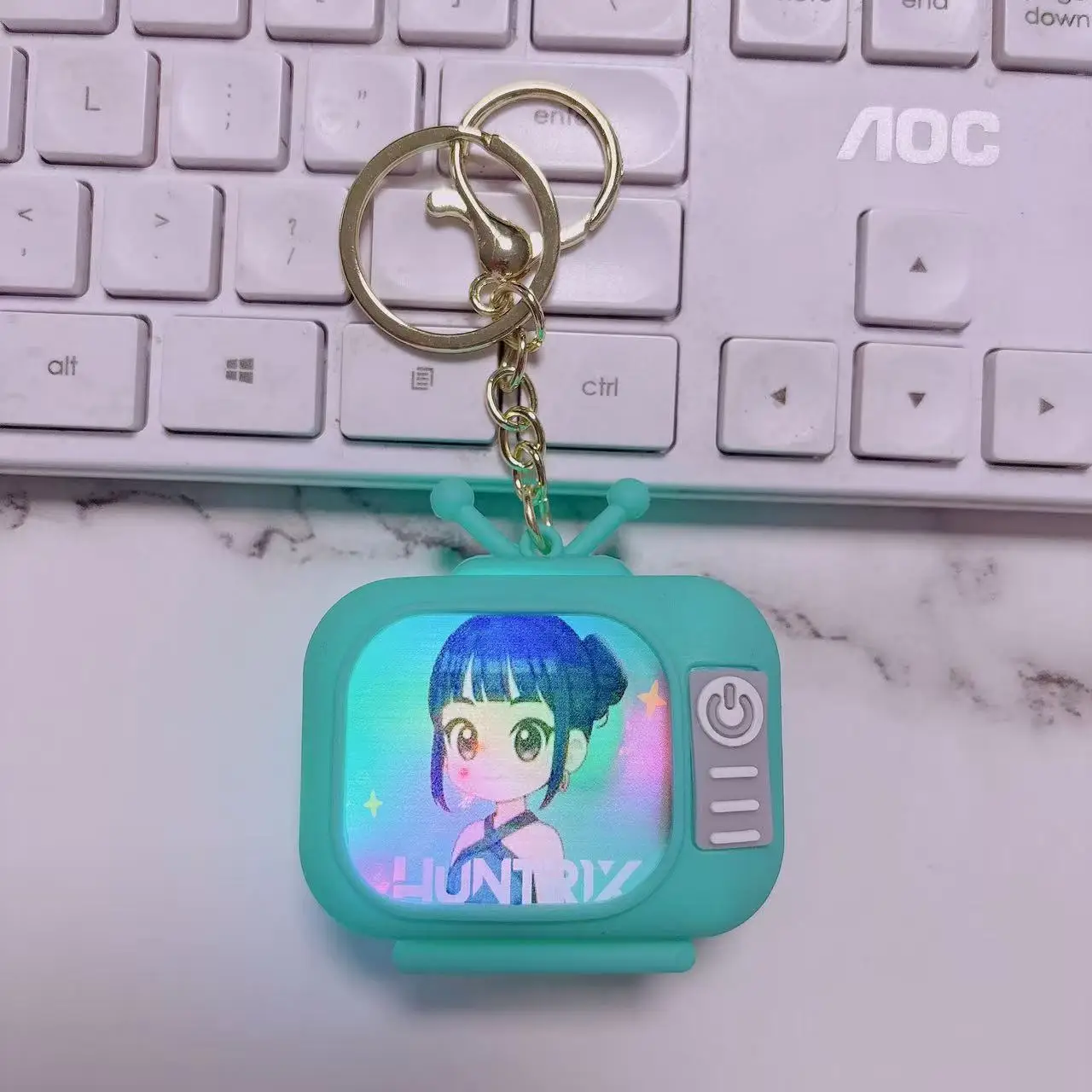 Kartun ﻿ ﻿   Demon Hunter Menina Grupo Anime Mercadoria Kpop Chaveiro Lampu Menyala Lampu Malam Hadiah Boneka Tas Dekorasi ﻿