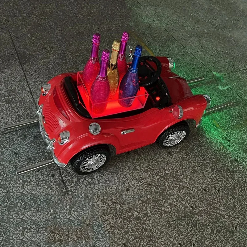 

Светодиодный автомобильный RGB-бар в бутылках, ведро для льда, обслуживание ночного клуба, два цвета