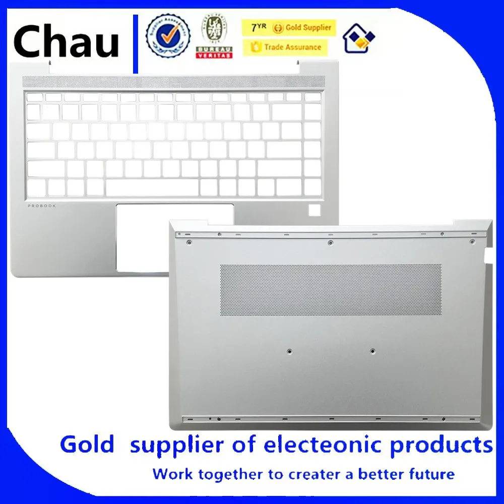 

Новый верхний чехол для ноутбука Chau ProBook 440 G8 445 G8, крышка упора для рук/нижняя базовая крышка