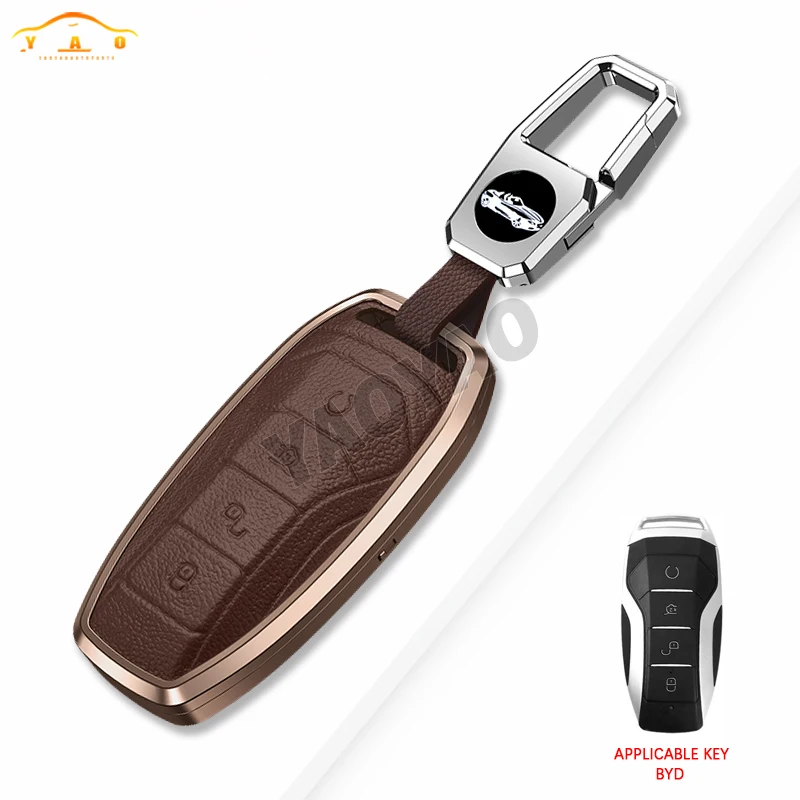 

Car Key Case Cover Shell For BYD Tang EV600 Han EV Yuan ATTO 3 Song PLUS Pro MAX DMI Qin Key Protector Fob Auto Accessories