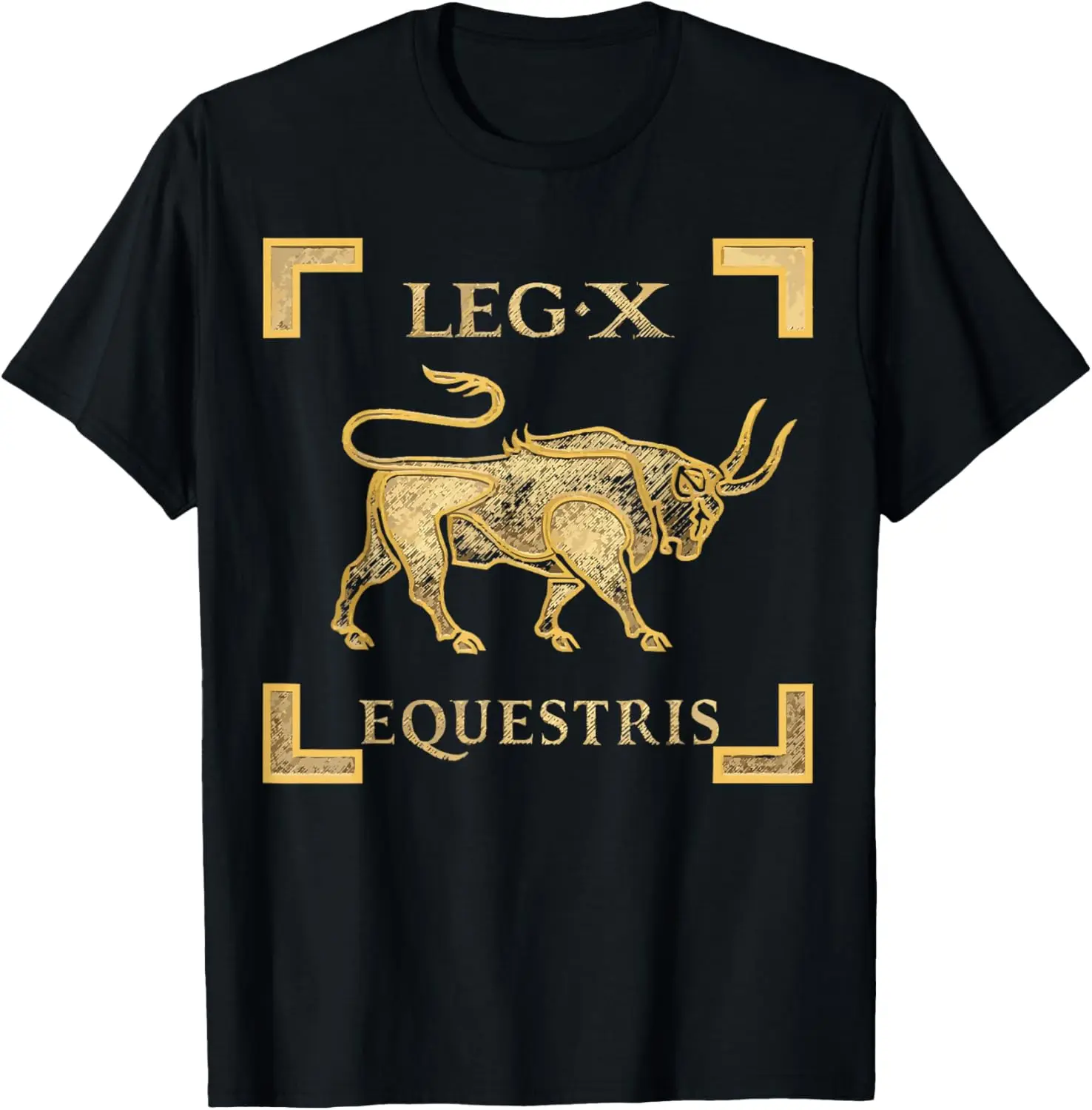 

Legio X Equestris Julius Caesar Roman Legion T-Shirt Short Sleeve Casual 100% Cotton T Shirt