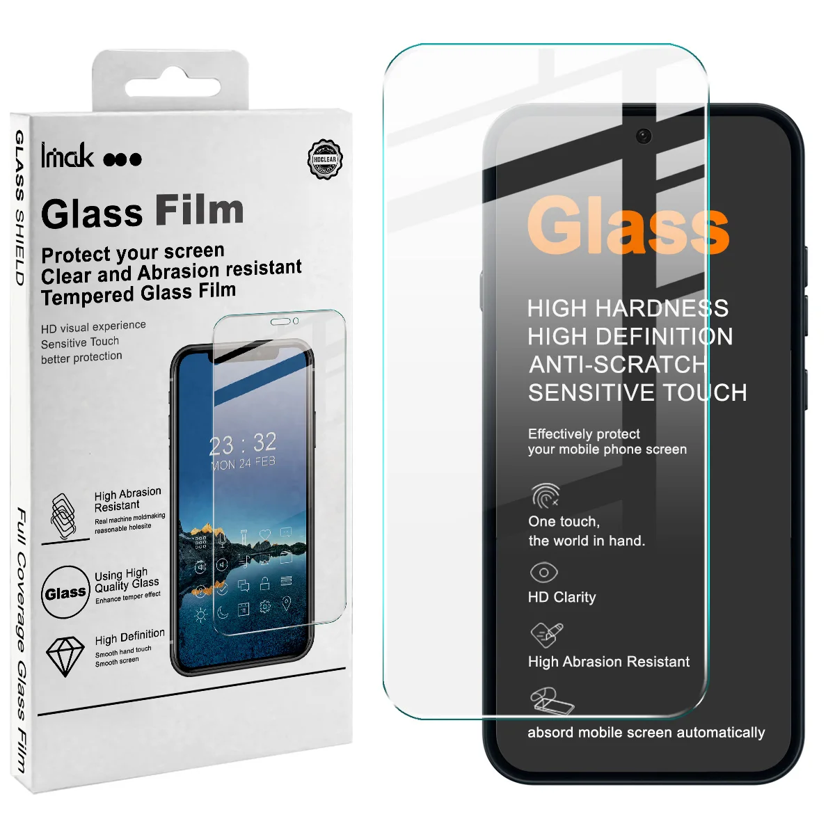 

IMAK H Tempered Glass for Nothing Phone 4a 5G Screen Protector Film Support Fingerprint