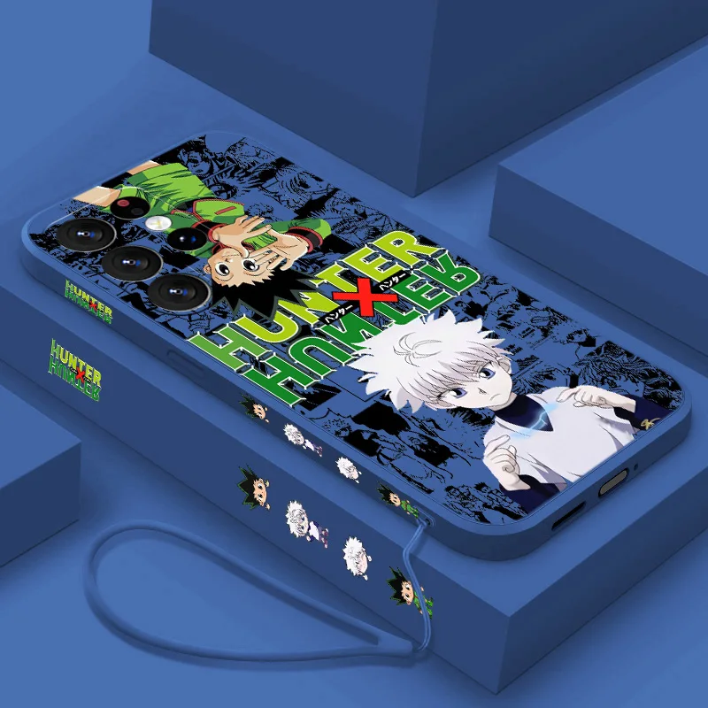 HUNTER×HUNTER Protagonist Phone Case For Samsung S10 S20 S21 S22 S23 S24 Plus Lite Ultra FE Liquid Left Rope Funda Shell Soft