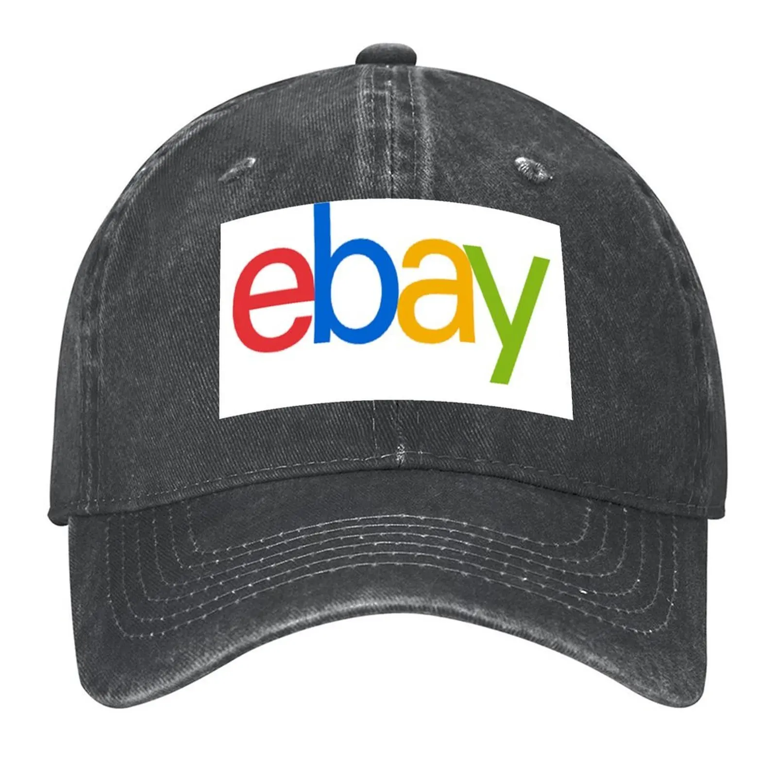 

Cool eBay logo sticker mask and more Baseball Cap Golf Wear Hat Luxury Brand Dropshipping Sun Hat For Children Woman Hats Men's