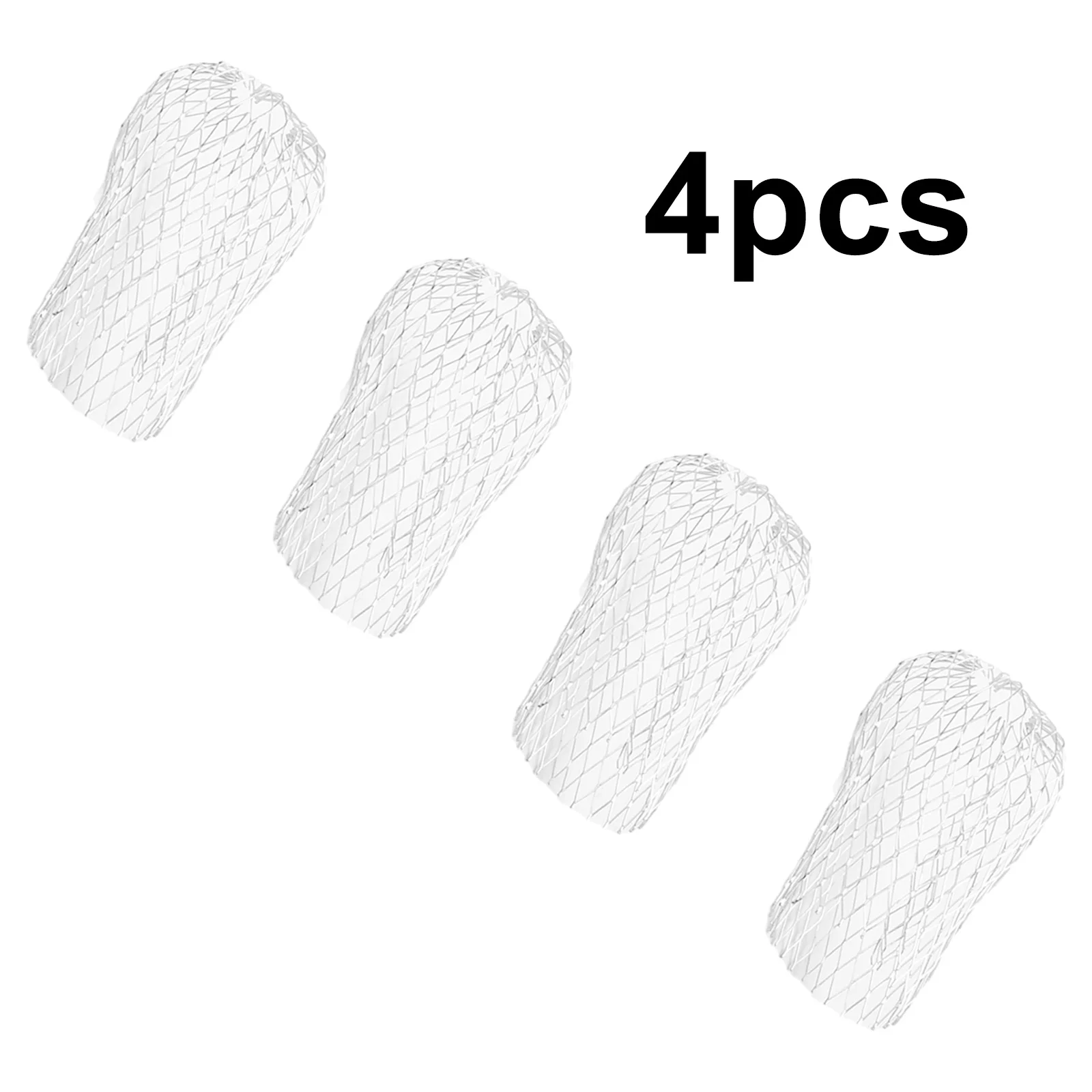 Metal Mesh Gutter Guards for Leaf Debris and Mud Trap 4 Pack with Drain Pipe Covers Compatible with Square and Round Downpipes