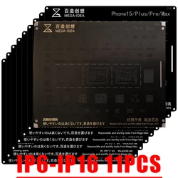 A19 A18 A17 A16 A10 A11 A12 A13 A14 BGA reballing template stencil for iphone 17 8 /8P/ X XS XR XS-MAX 11 12 13 14 15 16 Pro/Max