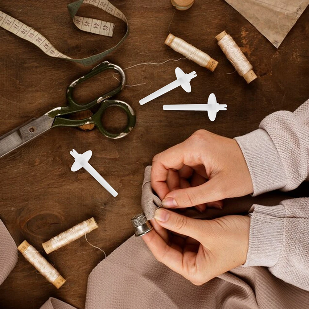 

8Pcs Universal Plastic Spool Pin Replacement Sewing Machine Thread Holder Stand Accessories for Household Use Spool Pin