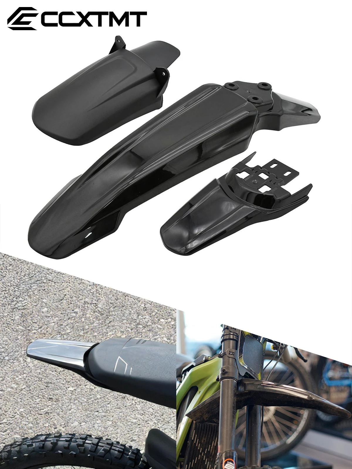 Rower elektryczny Motocross Przednie tylne błotniki Błotnik Do Sur-Ron Light Bee X & S Do motocykli Segway X260 X160 Uniwersalny — zdjęcie 2