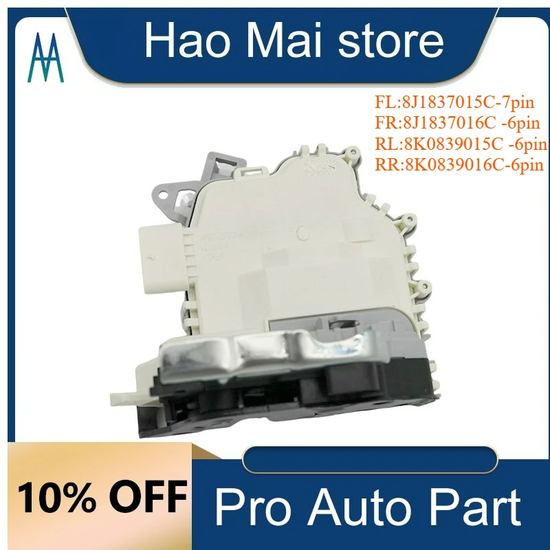

8J1837015C 8J1837016C Auto Part Front Rear Car Central Door Pin Locking Actuator for Audi A4L B9 8K0839015C 8K0839016C