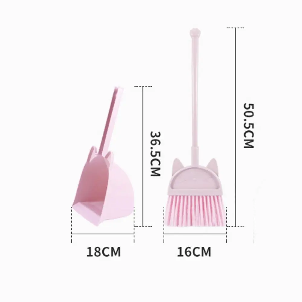 Portable Mini Cleaning Broom Set Cartoon Simulation Mop Cleaning Play House Early Education Housework