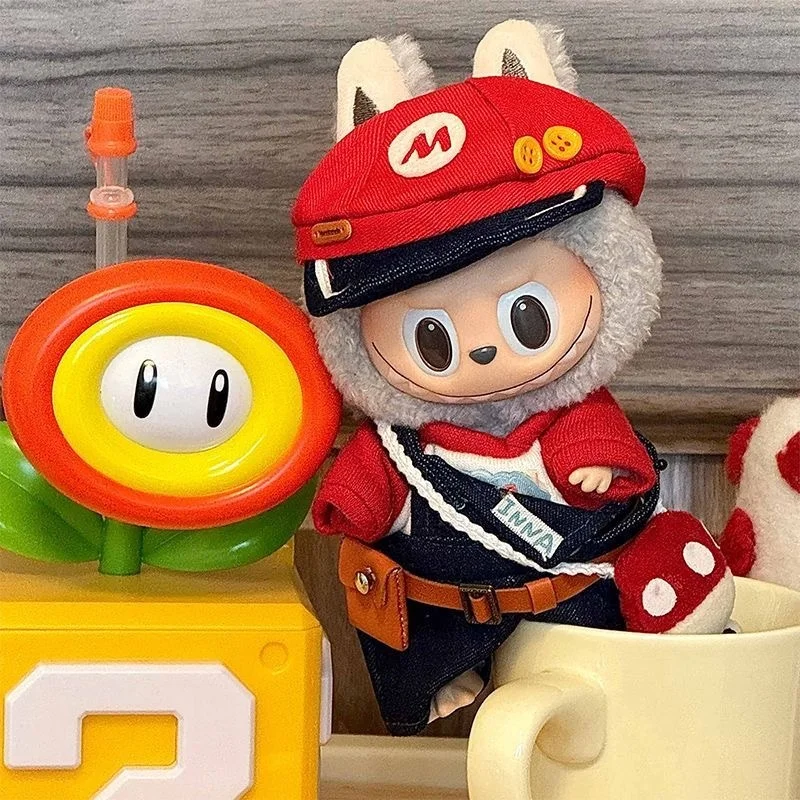 

Подходит только для комплектов одежды Labubu Zuzuo Party Kids' First, второго и третьего поколения, аксессуаров и аксессуаров.