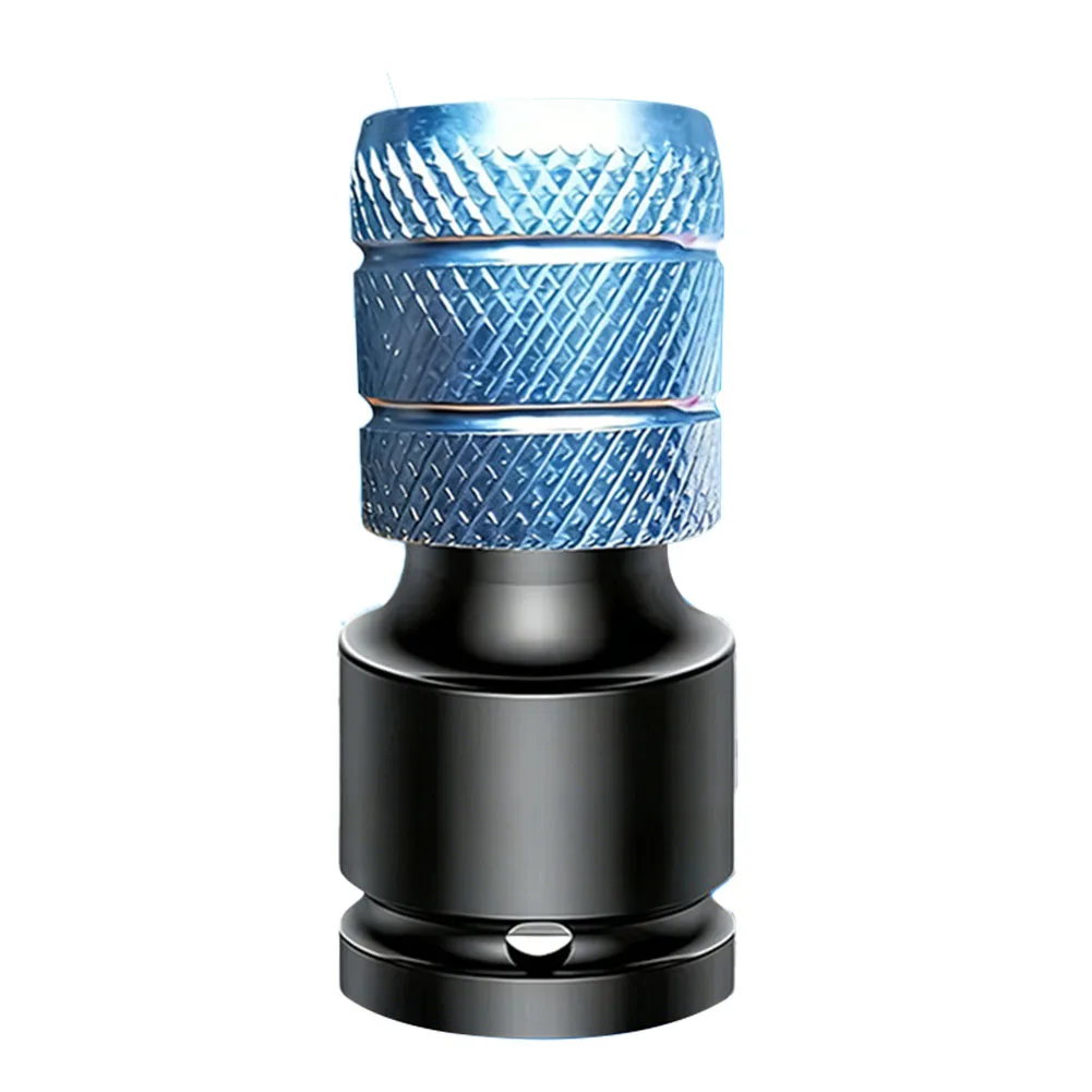 1pc Quick Release 1/2Inch Square To 1/4Inch Hex Socket Adapter Converter Chuckhand Tool Power Tool Accessories