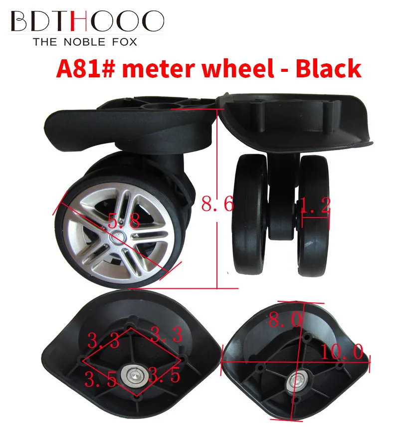 

A81 Luggage Wheel Pull Rod Box Accessories Universal Casters Removable