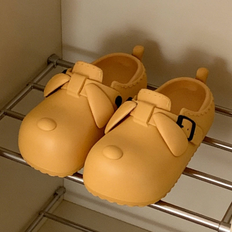 

Women Fashion Clogs Funny Cartoon Dog Street House Platform Shoes Soft EVA Girls Daily Walking Mules Female Home Street Slippers