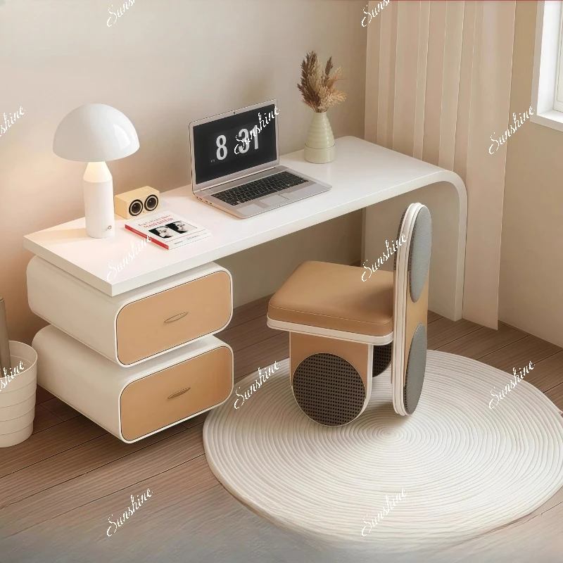 Nordic lacquered desk, creative art, boss table, modern minimalist writing desk, home use