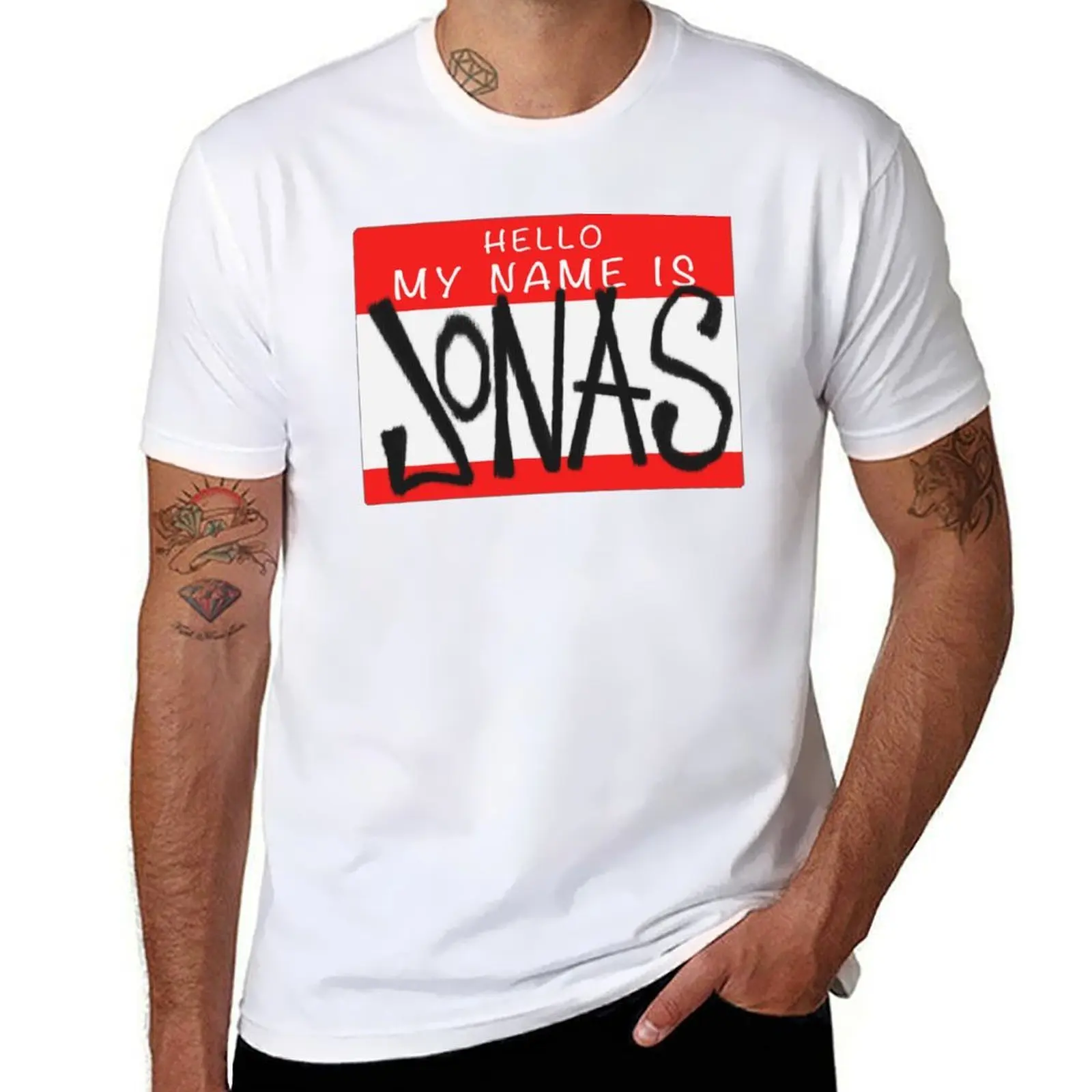 

MY NAME IS JONAS T-Shirt men t shirt cotton 100% t shirt for man 100 percent cotton T-Shirt