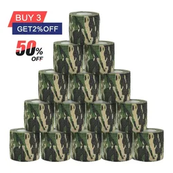Disposable Self-adhesive Flex Elastic Camouflage Bandage Tattoo Handle Grip Tube Wrap Elbow Stick motion Tape C-10