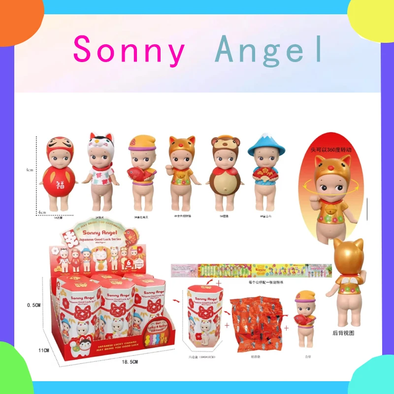 Sonny Angel Blind Box Figur Hippers Tier Ostern Serie Anime Figuren Ornamente Puppen Weihnachtsgeschenk Desktop Ornament