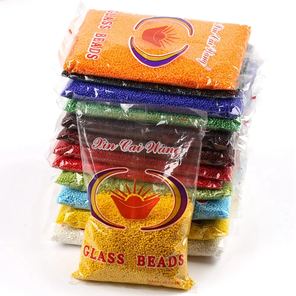

450g/bag 2mm 3mm 4mm Solid Color Not Fade Glass Seed Beads For Jewelry Making DIY Bracelet Rings Accessories Wholesale