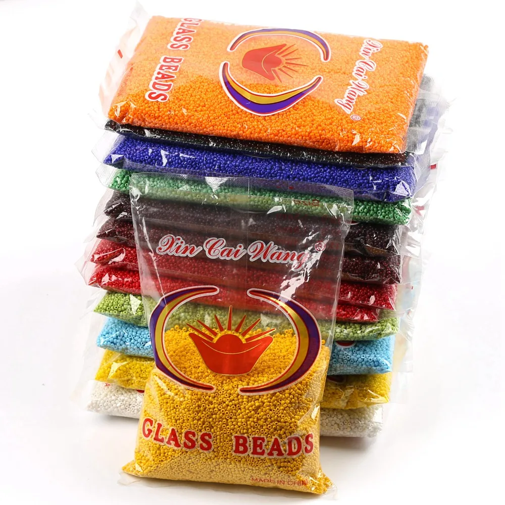 450g/bag 2mm 3mm 4mm Solid Color Not Fade Glass Seed Beads For Jewelry Making DIY Bracelet Rings Accessories Wholesale