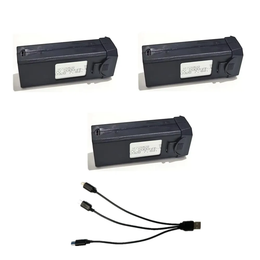 Accessoires de batterie de Drone GPS RG600 PRO MAX 3.7v 2000mAh/lame d'hélice/utilisation pour pièce de rechange de Drone RG600 PRO MAX