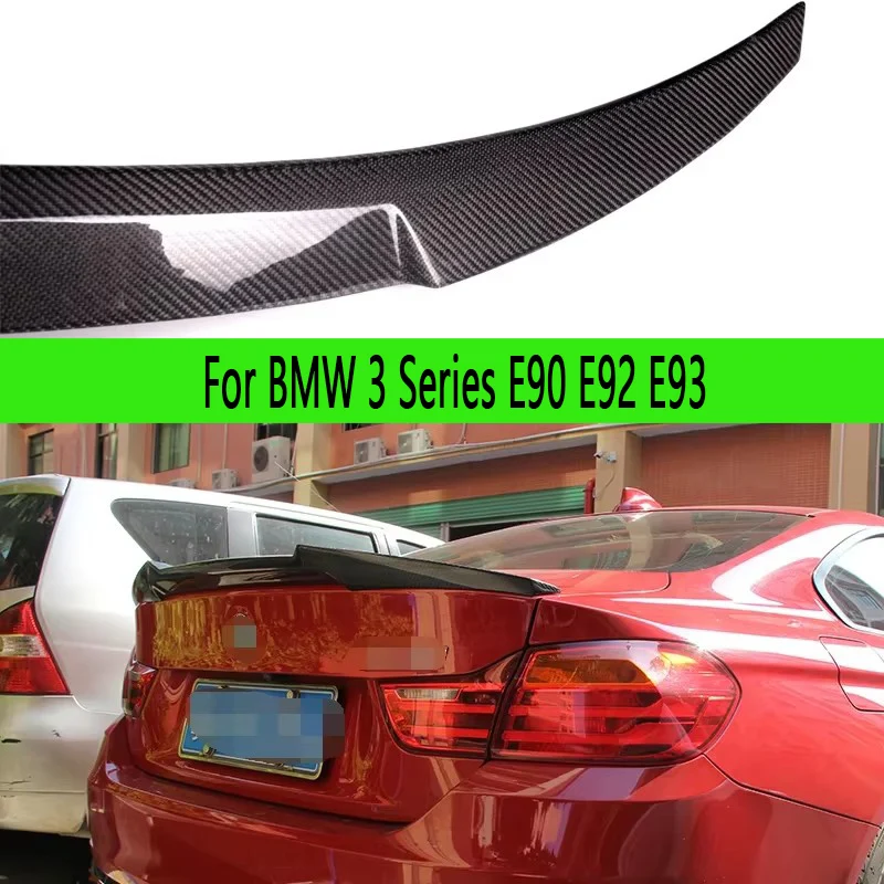 

For BMW 3 Series E90 E92 E93 320i 330i 325i Carbon Fiber Spoiler Shunt Rear Tail fins Duckbill Car Wing Retrofit the rear wing