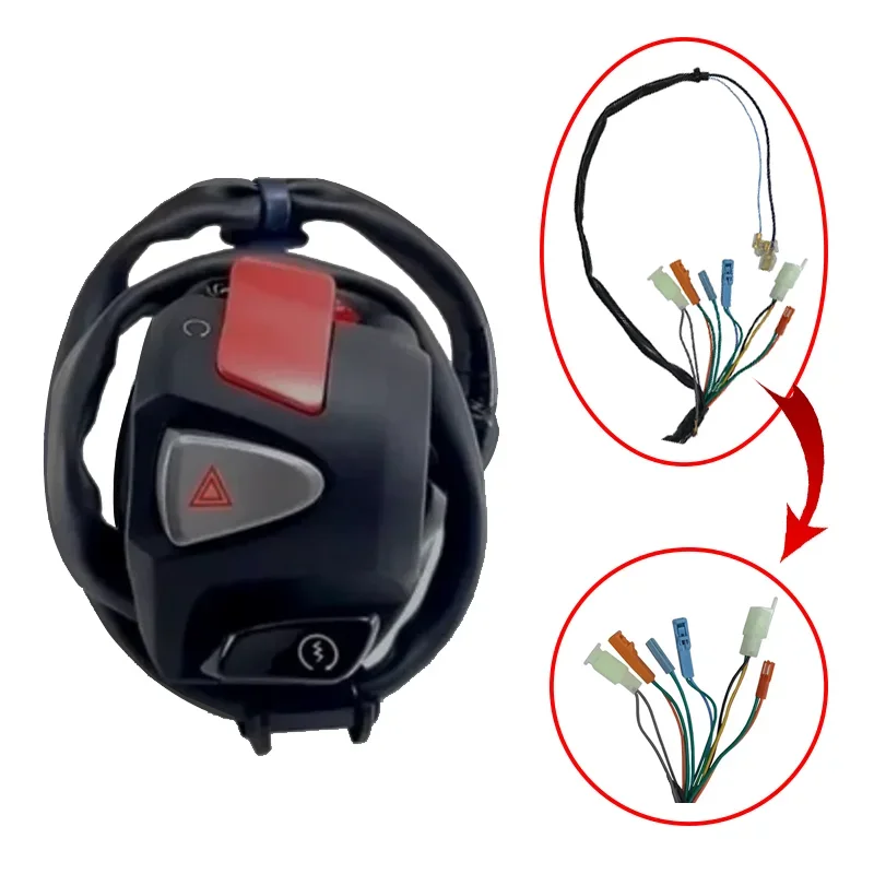 Manija de arranque del interruptor del manillar para Honda Fan 160 150 Punho Partida Encaixe Modelo Cb 500 Com Pisca Alerta Pronto Para Instalar