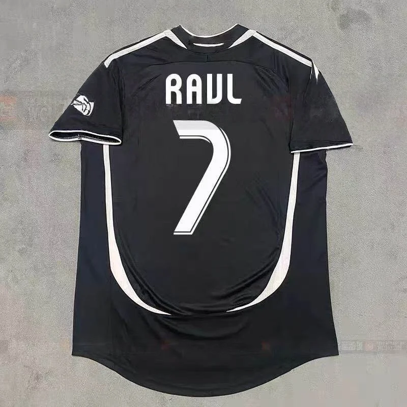 Popular Vintage Jerseys AC Ronaldo Zidane Neymar Maldini Soccer Team Uniforms