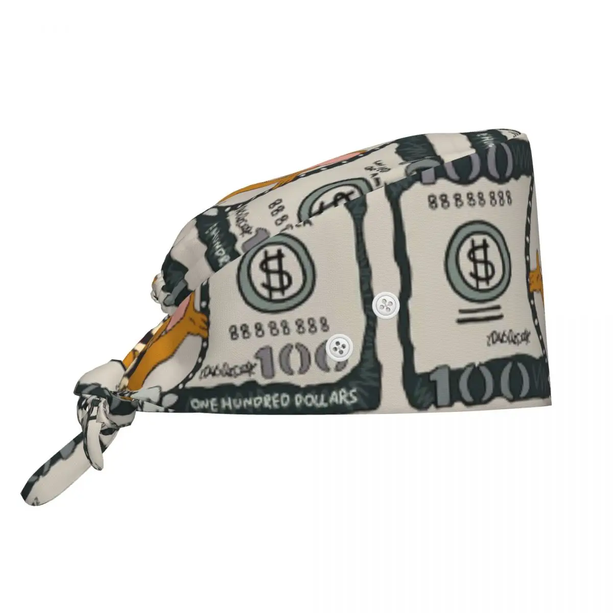 

Регулируемая рабочая шапка T-Toms и J-Jerry с пуговицами для мужчин и женщин, медицинская шапочка для медсестер, врачей, хирургов, стоматологов