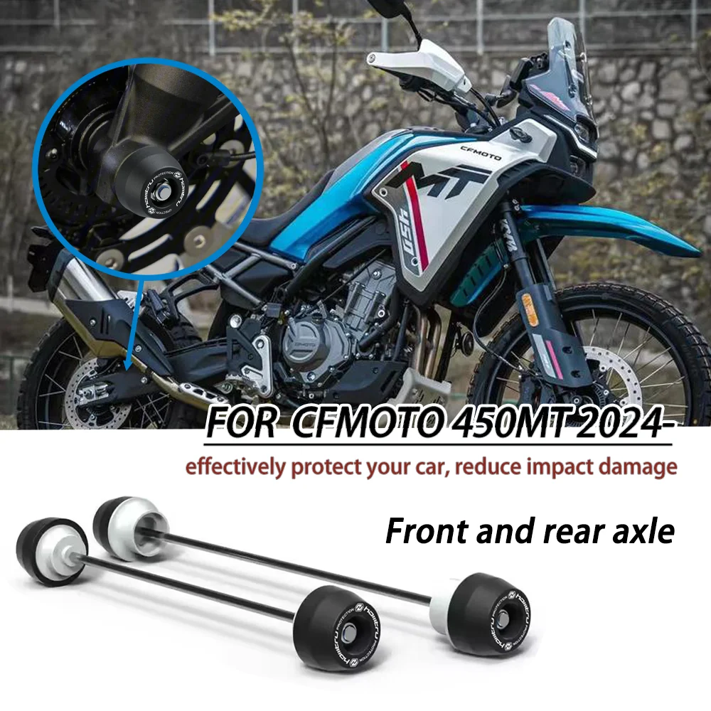 FOR CFMOTO 450MT 450 MT 450MT MT450 Motorcycle Protector Rear Front Wheel Hub Anti-Collision