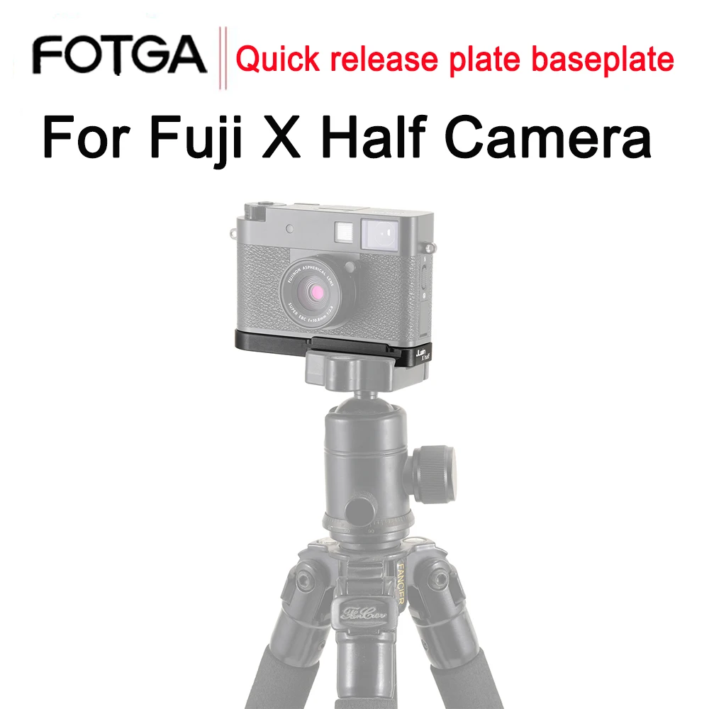 FOTGA Placa Inferior Para Fuji X Meia Placa Base Da Câmera Tripé Base Única Placa Vertical Suporte Placa Base Para Placa Aka Yajia
