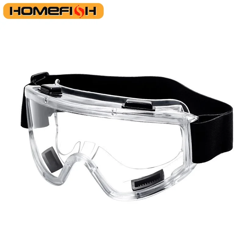 نظارات أمان - نظارات مقاومة للرذاذ والغبار والرمل، نظارات شفافة قابلة للتعديل لركوب الدراجات والتزلج والرياضة #1