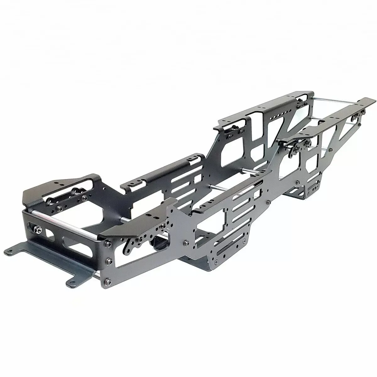 Kit de châssis RC en aluminium pour Tamiya Clod Buster / Bull Head 6X6X6 1/10 Accessoires de mise à niveau pour voiture RC