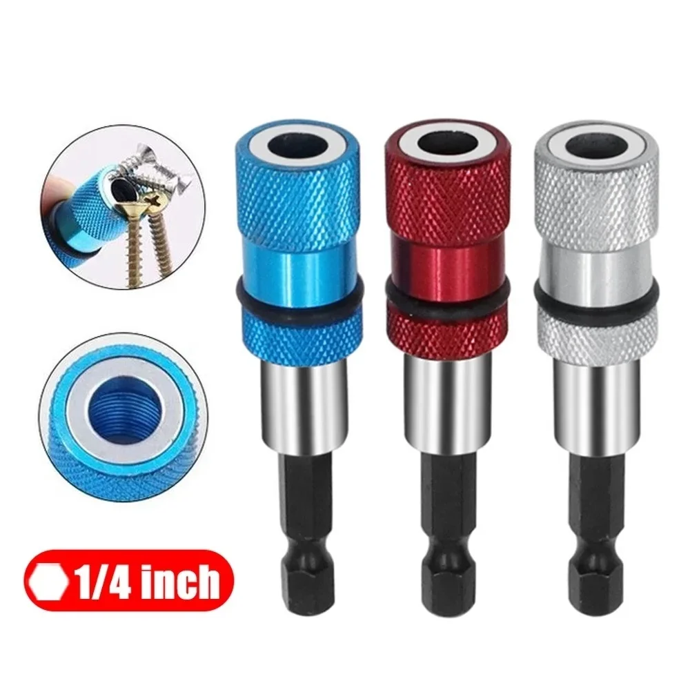 1/4 Inch Hex Shank Screw Depth Magnetic Screwdriver Bit Holder Detachable Extension Bar Hex Driver With Drill Bits Hand Tools