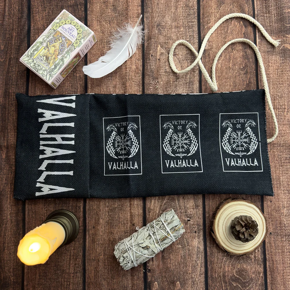 Das Hexagramm Stern und Auge Tarot Aufbewahrungstasche Tarotkarten Tischdecke Wahrsagerei Werkzeuge Wrap Pouch Rune Aufbewahrungstasche Home Decor