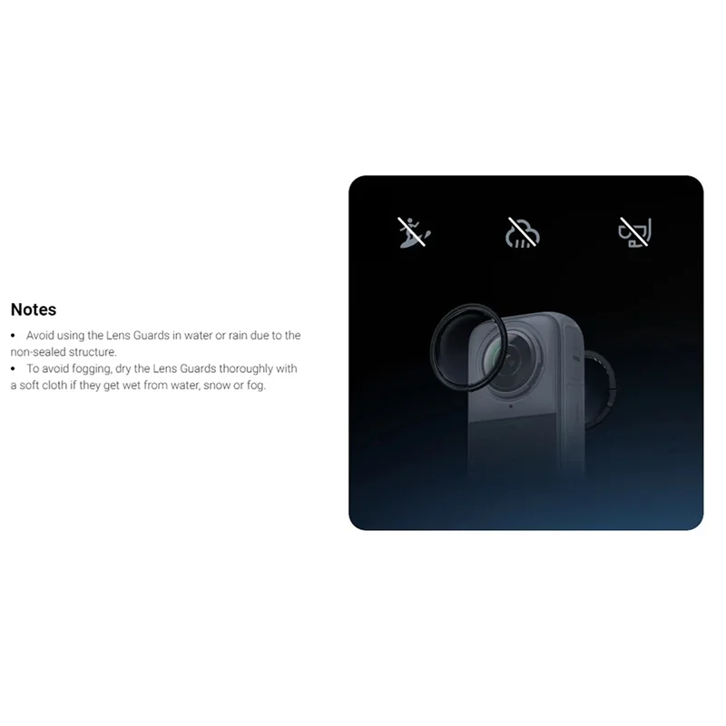 Leading-For Insta360 X4 Standard Protective Glasses, Suitable For Panoramic Lenses, Comprehensive Protection